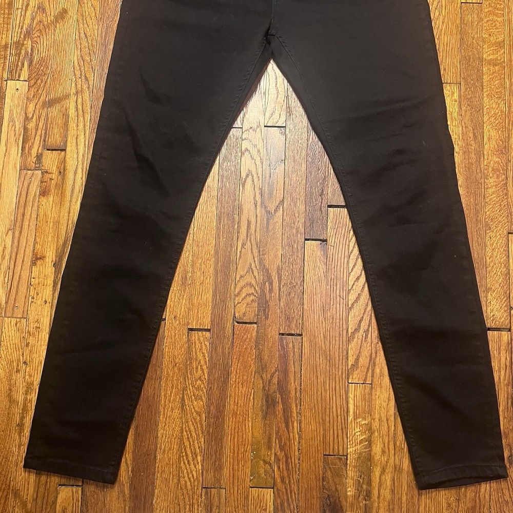 BoohooMAN Black Skinny Jeans Stretch Denim Pants Men's Size 34x33 - Picture 4 of 10